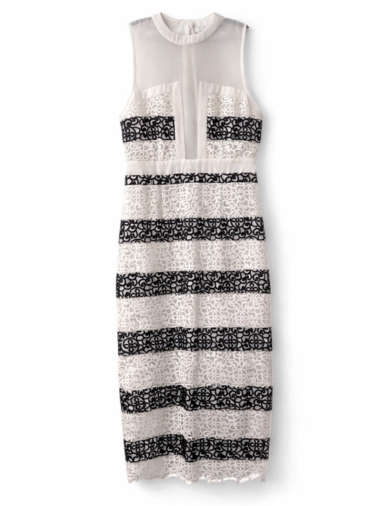 Elliatt Dresses & Skirts - Elliatt Accolade Lace Dress Black White S